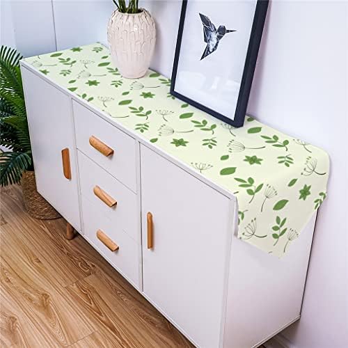 WDBBY Zeleni maslačak biljni stolni trkač kuhinja trpezarijski stol dekor vjenčani stol za stolnjak i placemats