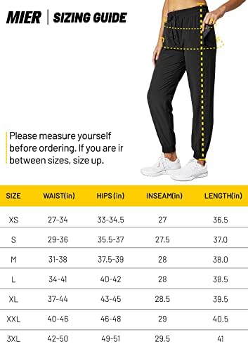 Mier ženske brze suho joggeri Pješačke hlače lagani atletski džepovi sa zatvaračem za trčanje, otporni