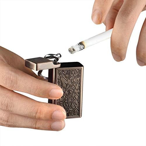 LINKidea 2 Pack Metal Ashtray sa poklopcem, male vanjske prijenosne cigarete cigare pepeljara za putovanja,