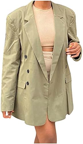 Žene 2023 Fashion Spring Revel Callar dugmad Blazer jakne za žene Business Casual