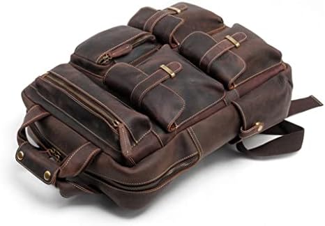 WETYG ruksak Retro prvi sloj kravljeg muškog ruksaka Ležerna kožna torbica