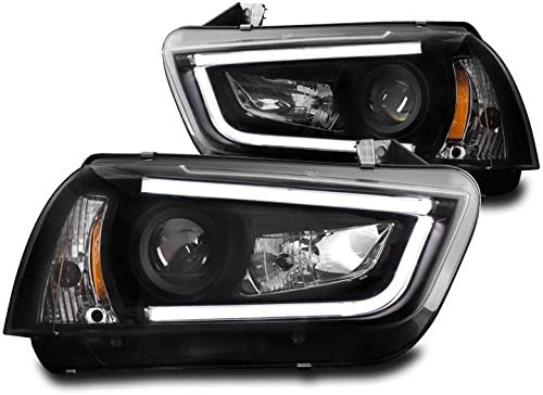 ZMAUTOPARTS Dodge Charger DRL LED projektor farovi Crni