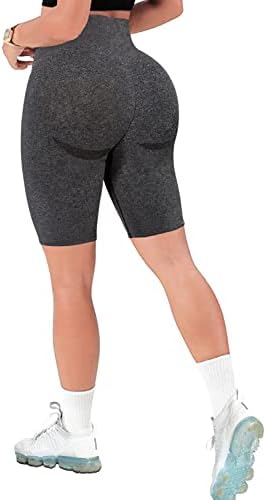 Kingjoze Ženska beavljiva šipka za dizanje joge kratke hlače Ruched High Squik Work Biciklističke kratke hlače