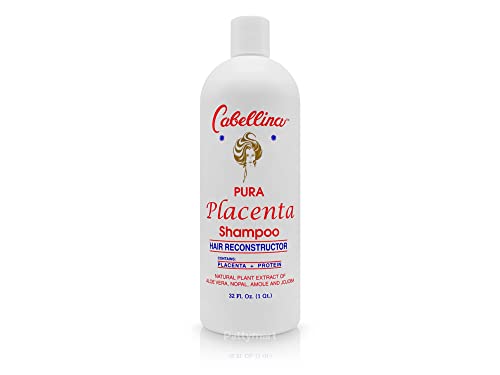 Cabellina Pura Placenta šampon 32oz pakovanje sa 2-kose