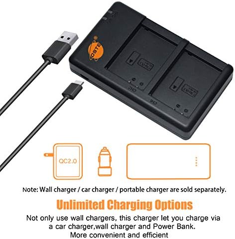 Zamena DSte za brzi dvostruki punjač za baterije sa mikro USB kablskom kompatibilnom olymbus BLN-1 BLN1 baterijom