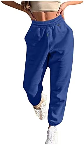 Srvske ženske dukseve na pola i pola boje blokiraju opuštene atletske salonske pantalone visokog struka joggers hlače sa džepovima