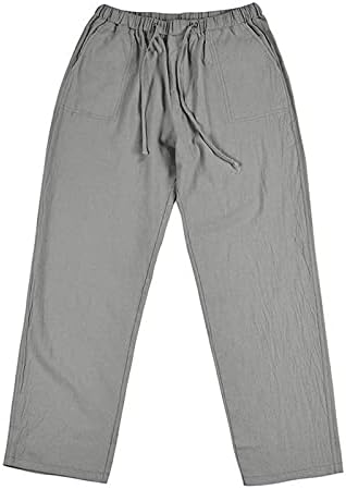 DSODAN posteljine za žene Ležerne prilike sa labavim teretnim pantalonama sa džepom Plus veličine za crtanje široke noge Solid Color Gant