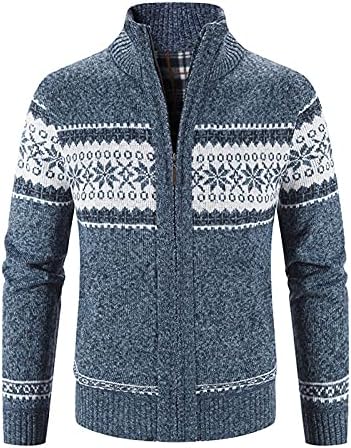Džemper XXBR CARDIGAN za muške, jesen zimske pletene boho patchwork topla jakna patentna dugmeta Otvoreni prednji