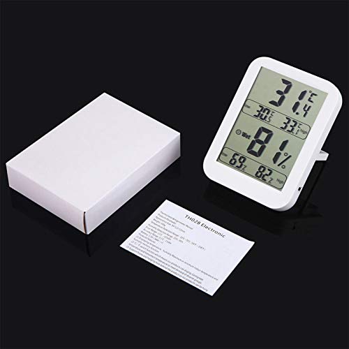 Elektronski digitalni higrometar termometar, 2-u-1 LCD ekran Monitor temperature vlažnosti za dom,