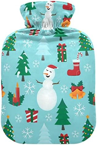 Boce za toplu vodu sa poklopcem Božić snjegović vreća za toplu vodu za ublažavanje bolova, bolovi mišića
