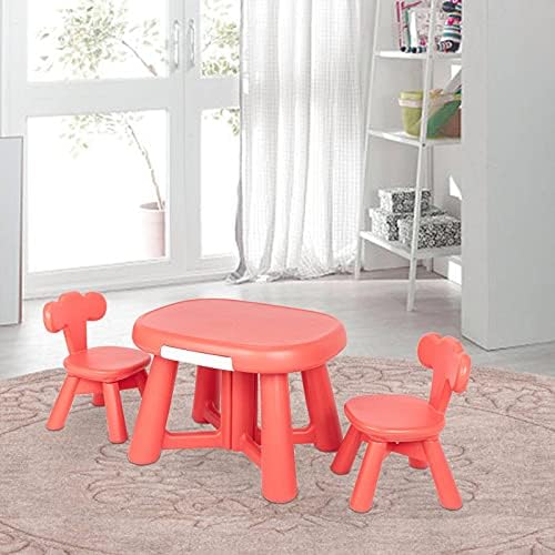 NC mali plastični sto i stolica sa jednim stolom i dve stolice