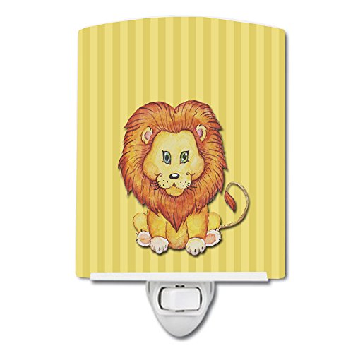 Caroline's Treasures BB7146CNL Lion keramičko noćno svjetlo, kompaktno, ul certificirano, idealno za spavaću sobu, kupatilo, rasadnik, hodnik, kuhinju,