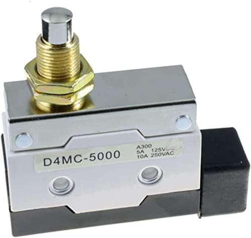 QISUO granični prekidač klip sa dugmetom mikro granični prekidač SPDT 250VAC 10A D4MC-5000