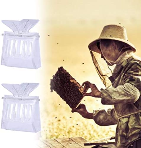 Hemoton pčelarski materijal pčelarski materijal pčelarski materijal 6kom plastične kopče prozirni kavezi Stezaljka za hvatač za poljoprivredne pčelare alat košnica alat košnica alat košnica alat košnica alat