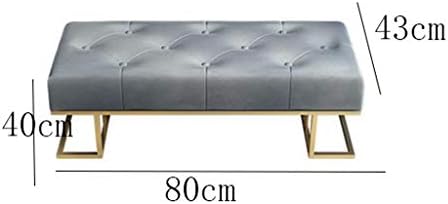 N / A Creative Wear otporna na stolicu za promenu cipela, moderna pravokutna siva kauč na kauču kraj
