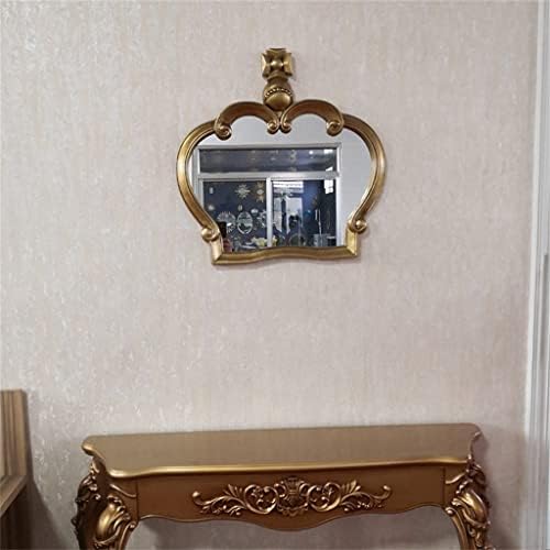 XBWEI Antique Zlatni kralj kruna u obliku šminke Metal kupatilo Vintage soba dekor