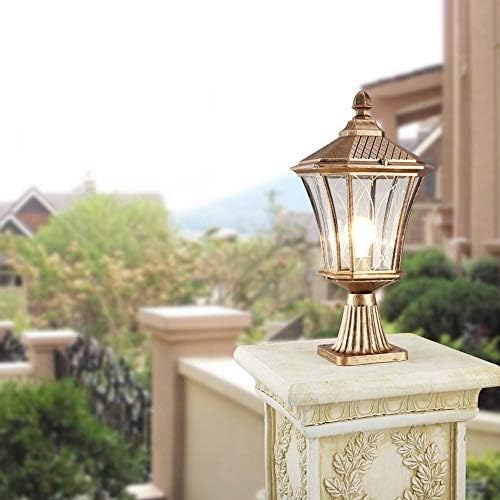 TQXDD Vintage Europska antička aluminijska staklena lampica patulja lagana lampica lampica lampica na otvorenom stol svjetlo za hotelski vrtni park vanjski ukras osvjetljavanje i osvjetljavanje
