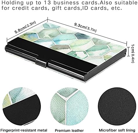 Šestougaoni držač vizitkarte sa saćem za žene i muškarce torbica za držač vizitkarte sa kožnom ličnom karticom Organizator kreditne kartice