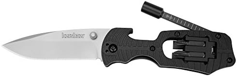 Kershaw Select Fire ; multifunkcionalni džepni nož sa oštricom od nerđajućeg čelika od 3,4 inča 8Cr13MoV,