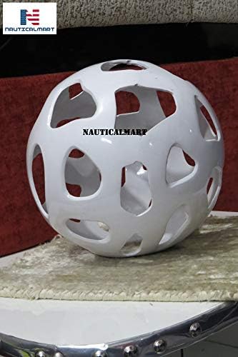 Aluminijumski mali mjesec kuglica ukrasna sfera Cvrdnja skulptura Center Mesel room Kućni dekor