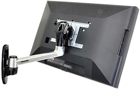 Ergotron-LX HD Jednostruka Zakretna ruka za Monitor, VESA zidni nosač – za monitore do 49 inča, 0 do 50 lbs, manje od 4 inča dubina ekrana – jedan produžetak