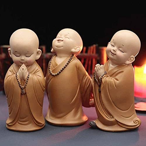 WSSBK Mali ornament Little Monk Skulpture Budističke statue Figurice Dekoracija Kruga Skupe Mala Buda Statua