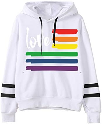 Atletski kratki paket modne žene 'linije Scasiual Dvije vrhove Rainbowprinted pulover dušice dugih