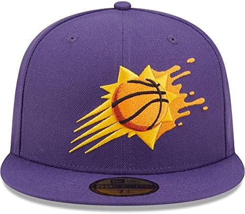 Nova Era Phoenix Suns 59FIFTY kapa opremljena prskanjem, šešir
