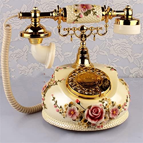 Zjhyxyh europski stil Retro telefon kućni antički fiksni telefonski ukrasi za uređenje kućnih kuća