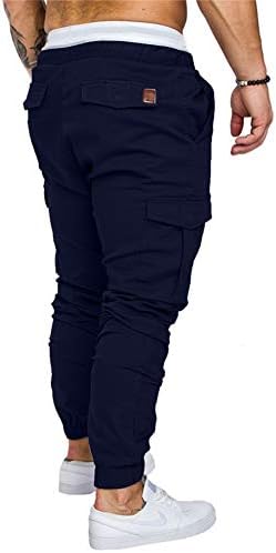 Muške modne Joggers Sportske hlače - pamučne teretne hlače Dukseri pantalone muške duge hlače