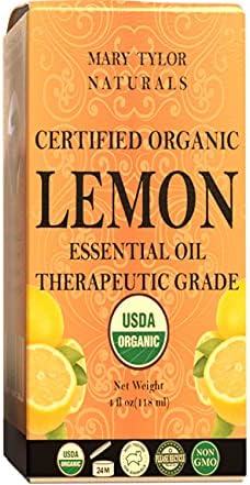 Organski limunski eterično ulje, USDA certificiranog vrhunskog terapijskog razreda, čista i
