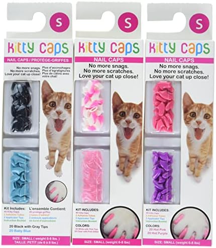 Kitty Caps kape za nokte za mačke / sigurna, elegantna & humana alternativa uklanjanju kandži | pokriva mačje
