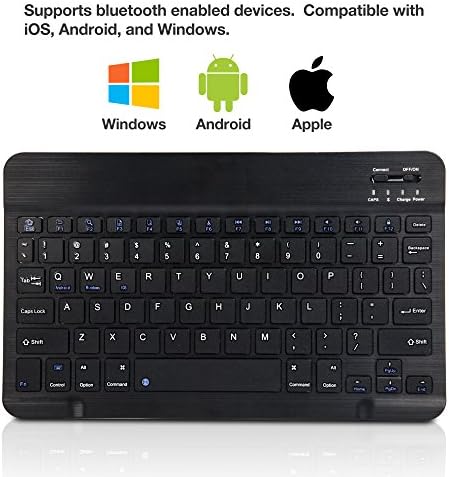 BoxWave tastatura kompatibilan sa PONKLOIE Slim & nula okvir prijenosni Monitor PON-P16A-SlimKeys Bluetooth tastatura, prijenosni Tastatura sa integrisanim komandama