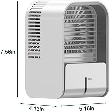 XUNION 3J00UM prijenosni klima uređaj USB punjivi lični mini klima uređaj sa 3 brzinom sa ovlaživačem za kućni