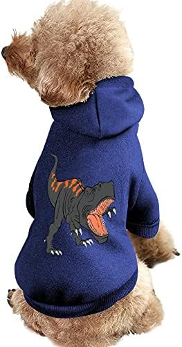 FunnyStar The Fierce Dinosaur tiskani psi s kapuljačom sa kapuljačom kombinezon mačja pulover kućni