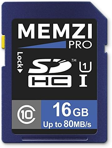MEMZI PRO 16GB Klasa 10 80MB/s SDHC memorijska kartica za Nikon Coolpix S9900, S9700, S9600, S9500, S9400, S9300, S9200, S9050, S7000, S6900, S6800 digitalne kamere