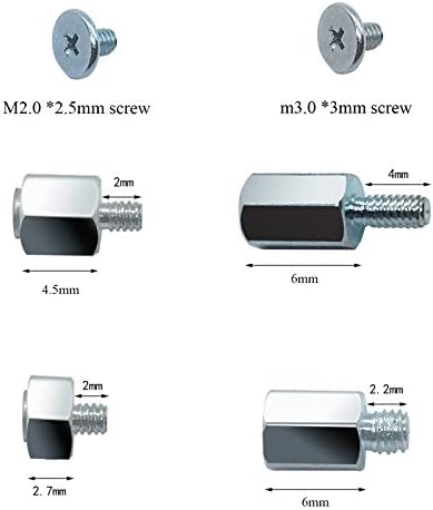 m. 2 ssd Screw kit, M. 2 Screws montažu vijke Kit Komponente za Asus Gigabyte ASRock matičnu ploču