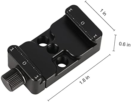 Niciyrig DSLR i zrcalna stezaljka za kameru za ARCA švicarsku vrstu Primjenjivo za mini stativ / monopod / Selfie Stick / L nosač / DJI Ronin SC, sa hladnim cipelama - 509