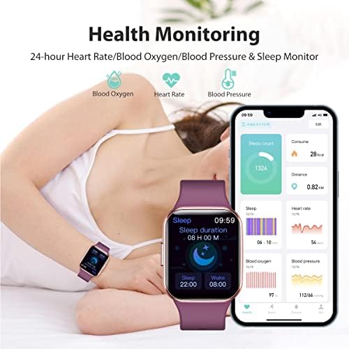 Walkerfit A1 Smart Watch, Reloj inteligente, fitness tracker sa otkucajem srca / monitor za krvni pritisak,
