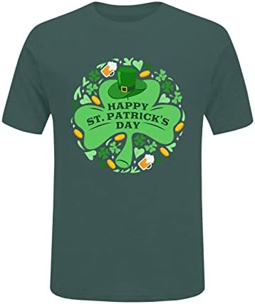 Dnevna majica St.Patrick za žene SHAMROCK košulje O vrat kratkih rukava bluza djetelina Ispiši