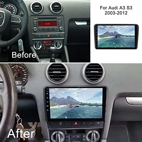 Auto Stereo za Carplay Audi A3 2002-2012 Auto Radio 2GB RAM 32GB ROM sa 9 inčnim IPS ekranom osetljivim na dodir