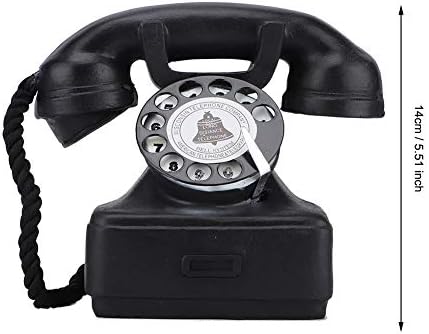 Chuchen Vintage Antique Telefon Fiksni brojevi Pomoćni biranje retro telefonskog uređenja fiksnog