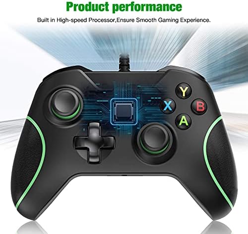 Ožičeni kontroler za XXXY, YCCSKY Xbox ožičeni kontroler za igru ​​za Xbox One / S / X / PC, Gamepad