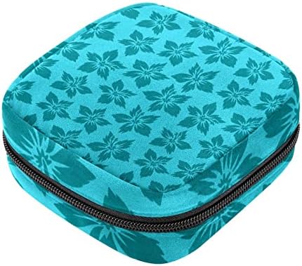 Plavi surf cvijeće Period torba Menstrualna kulica torbica, velike točke za pohranu Sanitarna tašna