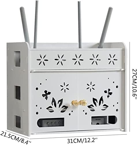 Optička mačka bežična rutera kutija za pohranu radne površine slijetanje Besplatno probijanje nosača zidova montirana Creative WiFi set-top box Easy Storage kutija za odlaganje