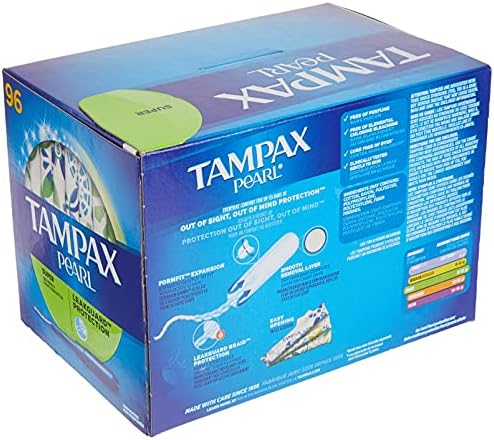 Tampax Biser neizsečeni super apsorpcijski tamponi, 96 brojeva