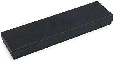Matte crni papir pamuk ispunjen kutija za nakit B82