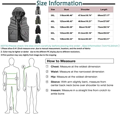 Ymosrh muški jakne modni muški prsluk labavi jesen i zimski topli donji pamučni kaput od kaputa jakne velike visoke