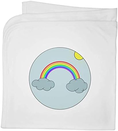 Azeeda 'Rainbow motiv' Pamučna beba pokriva / šal