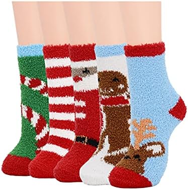 Century Star Womens Fuzzy čarape Mekane plišane klizače Sock Winter Sleep Sock Fluffy Cosy Socks